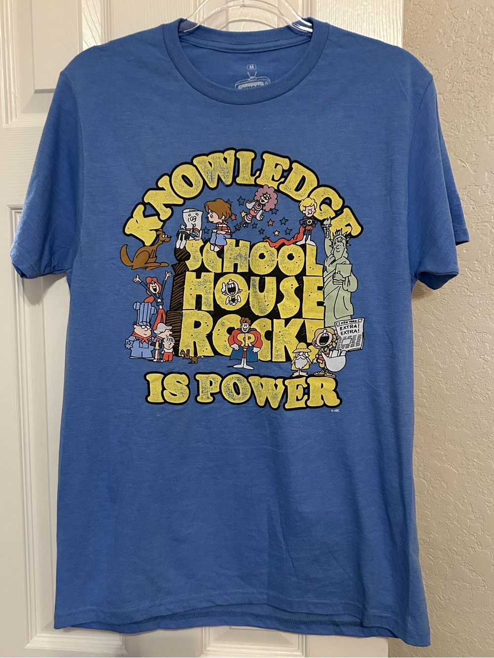 Ripple Junction Blue "Schoolhouse Rock - Knowledge Is Power" Unisex T-Shirt
